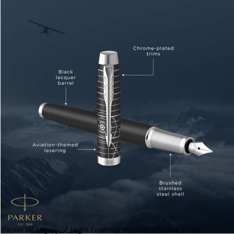 Parker IM Legacy of Flight Fountain Pen – Medium Point
