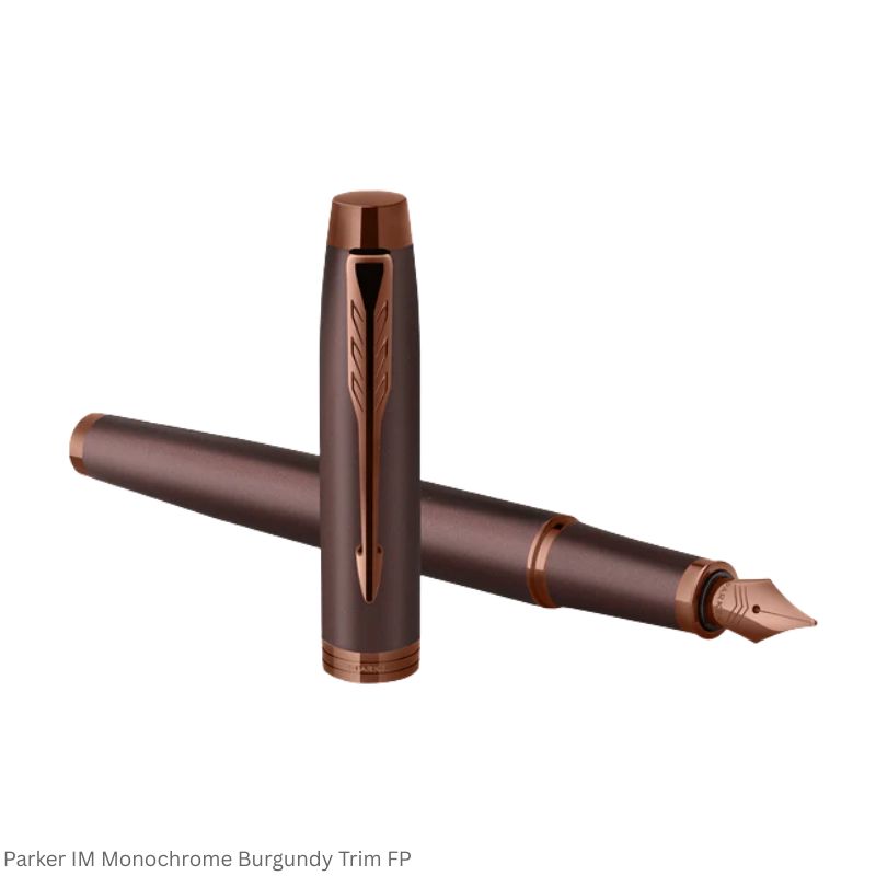 Parker IM Monochrome Titanium Trim Fountain Pen Medium Point