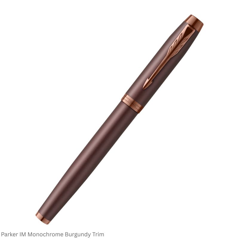 Parker IM Monochrome Titanium Trim Fountain Pen Medium Point