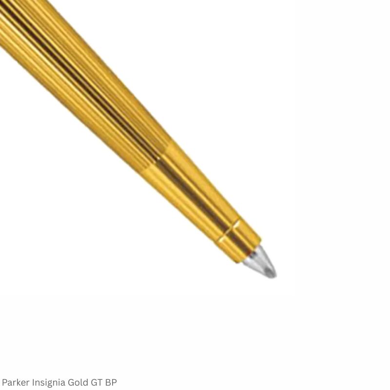 Parker Insignia Gold Gold Trim Ballpoint Pen Twist Mechanism