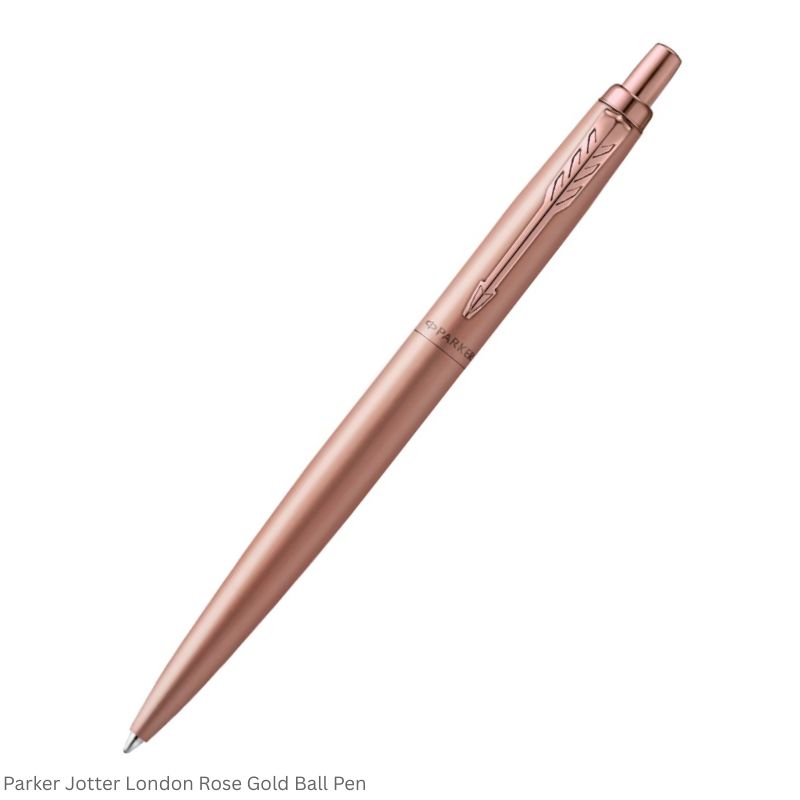 Parker Jotter Rose Gold Ball Point Pen with Rose Gold Trims