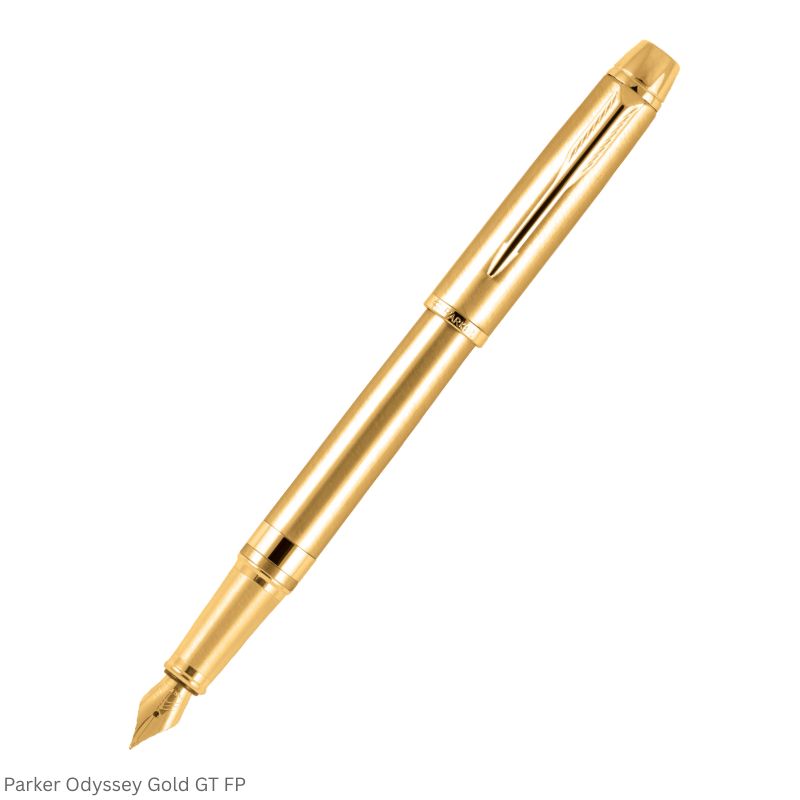 Parker Odyssey Gold - Gold Trim Fountain Pen Medium Point