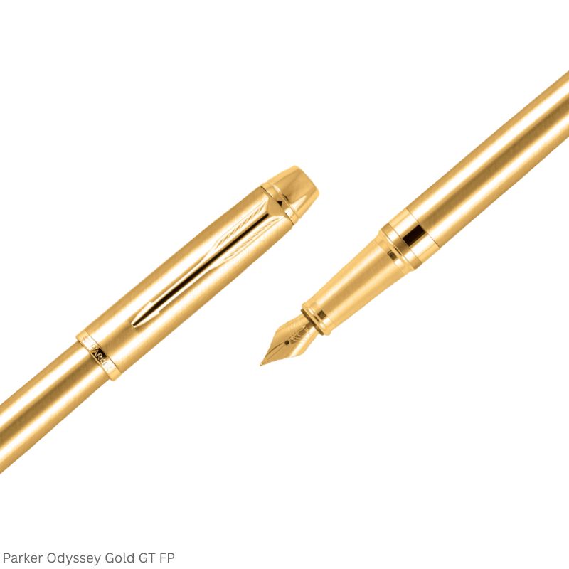 Parker Odyssey Gold - Gold Trim Fountain Pen Medium Point