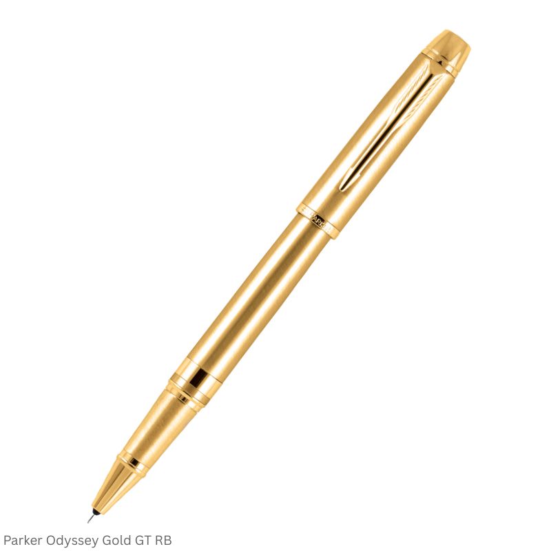 Parker Odyssey Gold - Gold Trim Rollerball Pen
