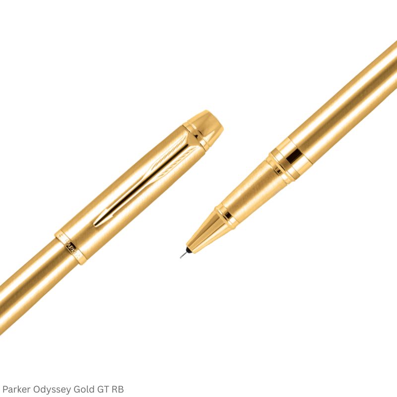 Parker Odyssey Gold - Gold Trim Rollerball Pen