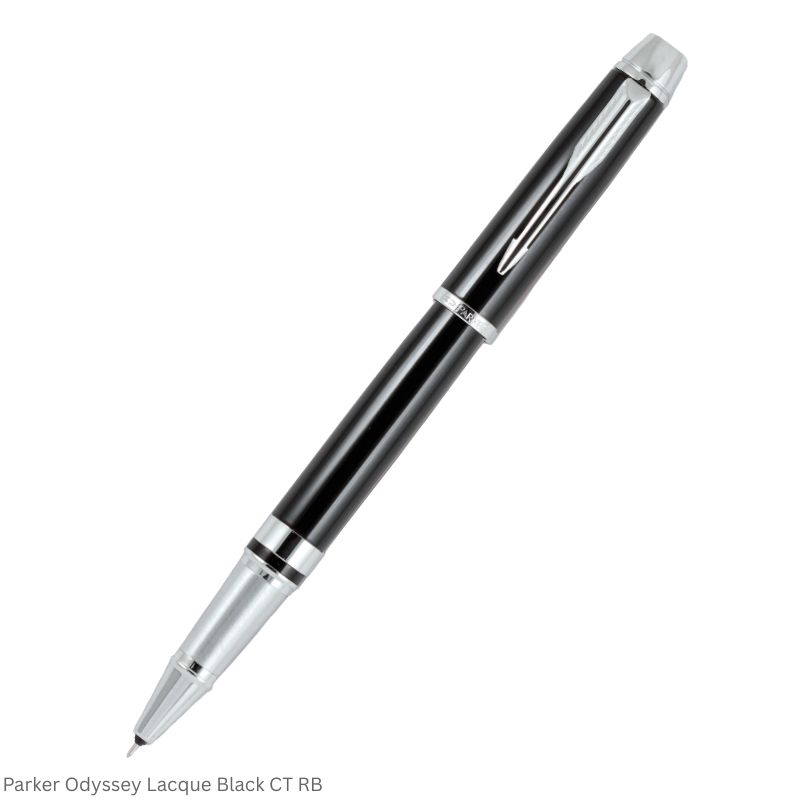 Parker Odyssey Laque Black Chrome Trim Rollerball Pen