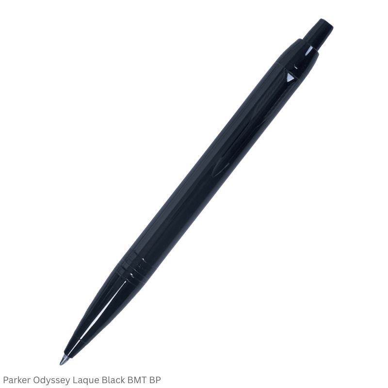 Parker Odyssey Laque Black Black Metal Trim Ballpoint Pen