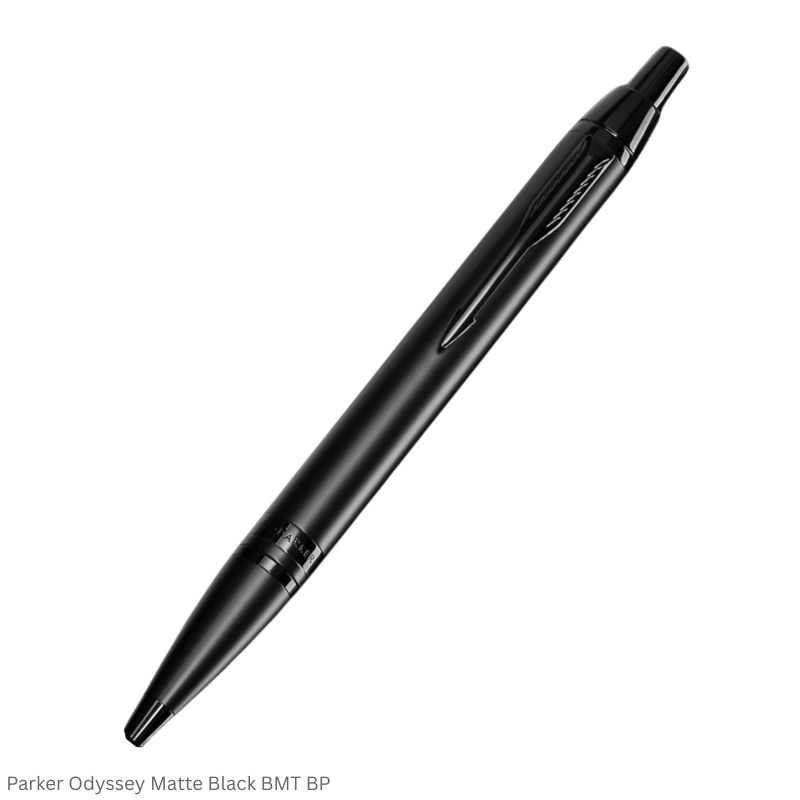 Parker Odyssey Matte Black Black Metal Trim Ballpoint Pen