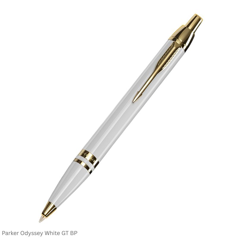Parker Odyssey White Gold - Trim Ballpoint Pen