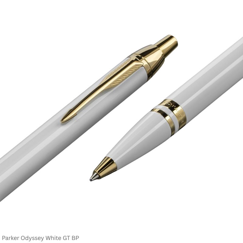 Parker Odyssey White Gold - Trim Ballpoint Pen