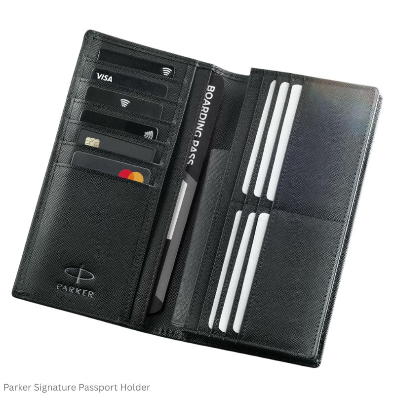 Parker Signature Premium Travel Passport Holder