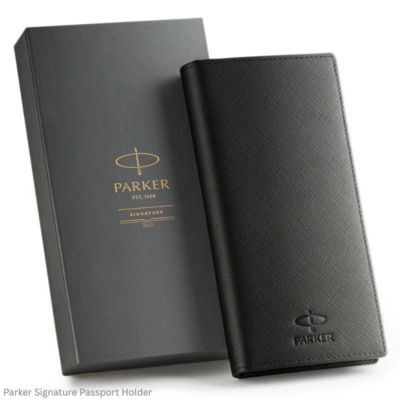 Parker Signature Premium Travel Passport Holder