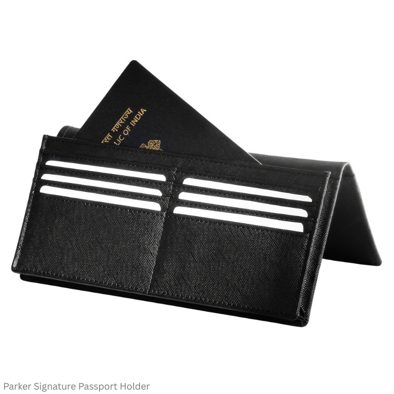 Parker Signature Premium Travel Passport Holder