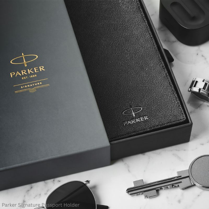 Parker Signature Premium Travel Passport Holder