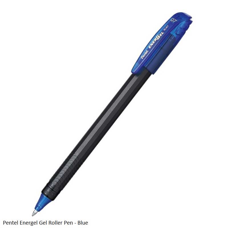 Pentel Energel BL417 Roller Ball Pen in Various Ink Colours