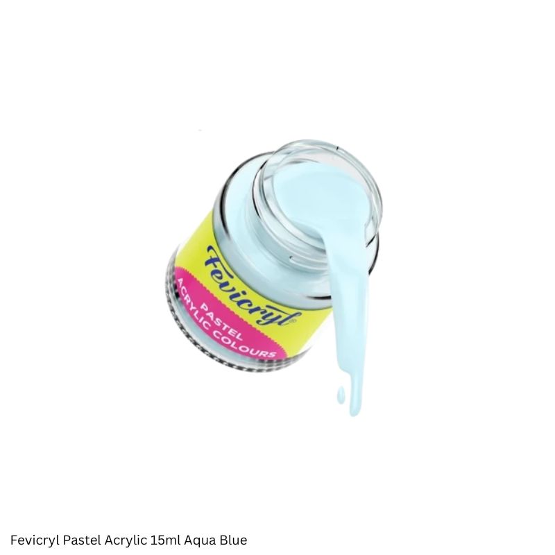 Pidilite Fevicryl Acrylic Pastel Colours in 15ml and 100ml bottles