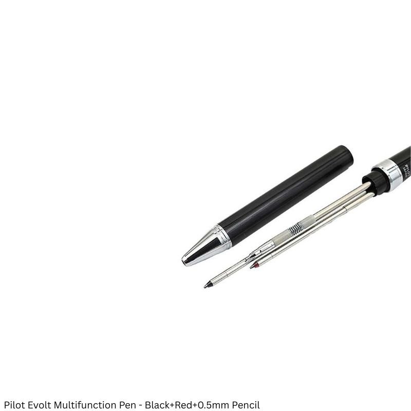 Pilot Evolt 2+1 Multifunction Pen – Black & Red 0.7 mm Ballpoint + 0.5 mm Mechanical Pencil
