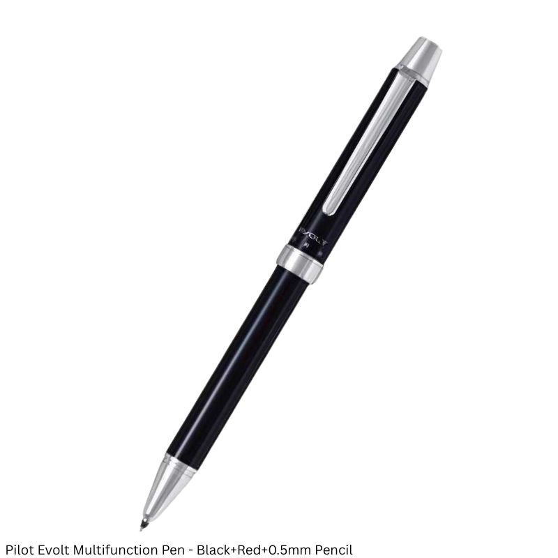 Pilot Evolt 2+1 Multifunction Pen – Black & Red 0.7 mm Ballpoint + 0.5 mm Mechanical Pencil