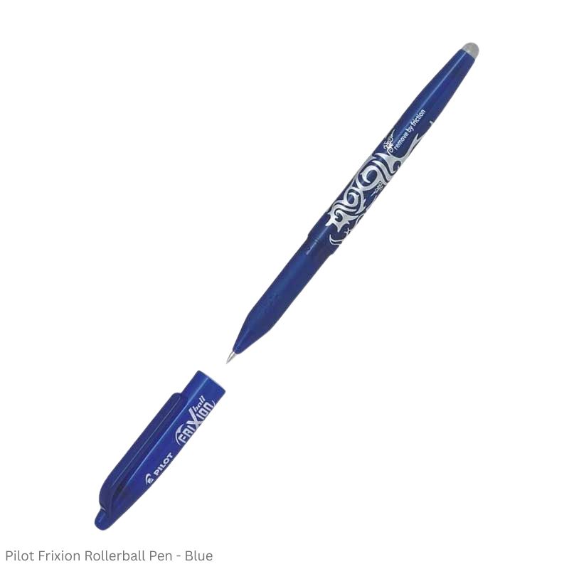 Pilot Frixion Rollerball Erasable Pen Ink Color - Black, Blue, Green and Red