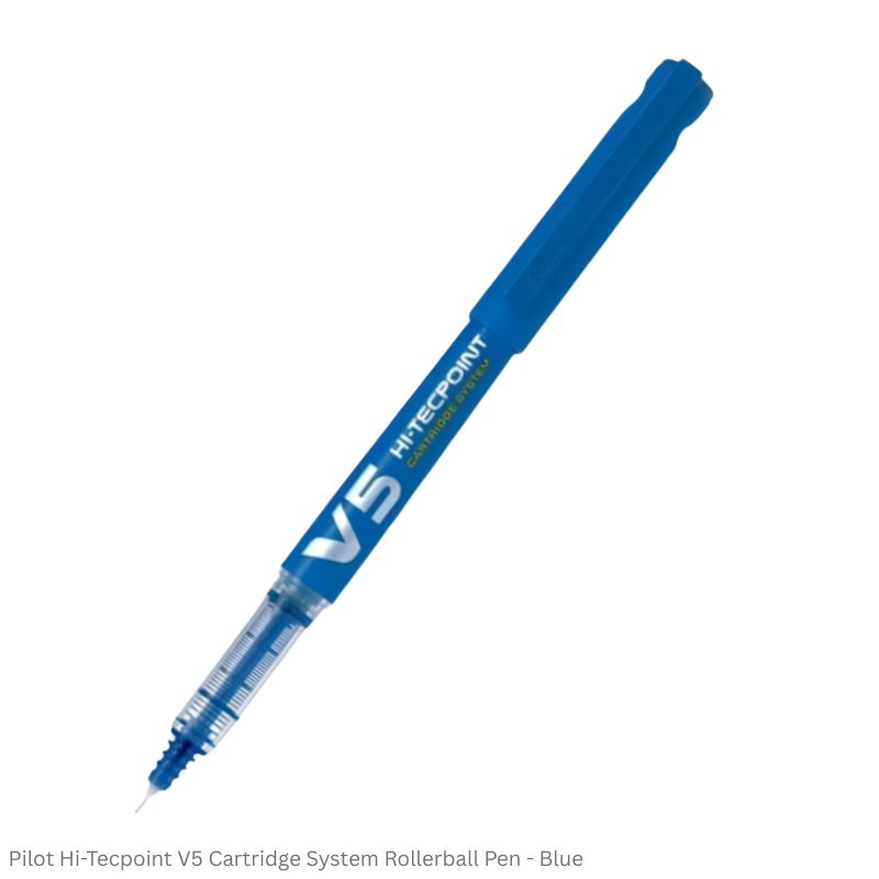 Pilot Hi-Tecpoint V5 Cartridge System Rollerball Pen in 4 different colors