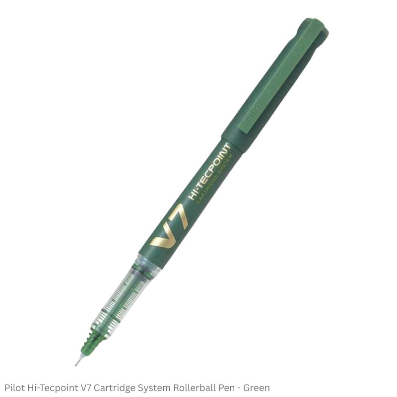 Pilot Hi-Tecpoint V7 Cartridge System Rollerball Pen in 4 different colors