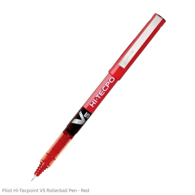 Pilot Hi-Tecpoint V5 Rollerball Pen in 4 different colors