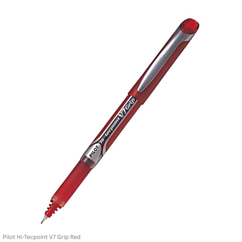 Pilot Hi-Tecpoint V7 Grip Liquid Ink Rollerball Pen in 4 different colors