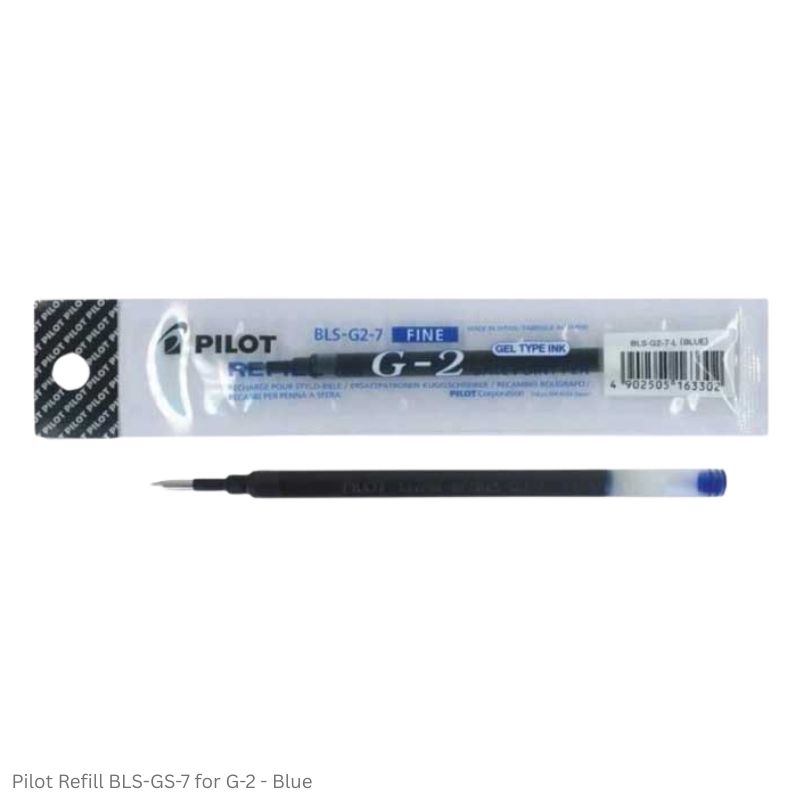 Pilot Refill BLS-G2-7 G2 Rollerball Pen 0.7mm in Black and Blue Ink