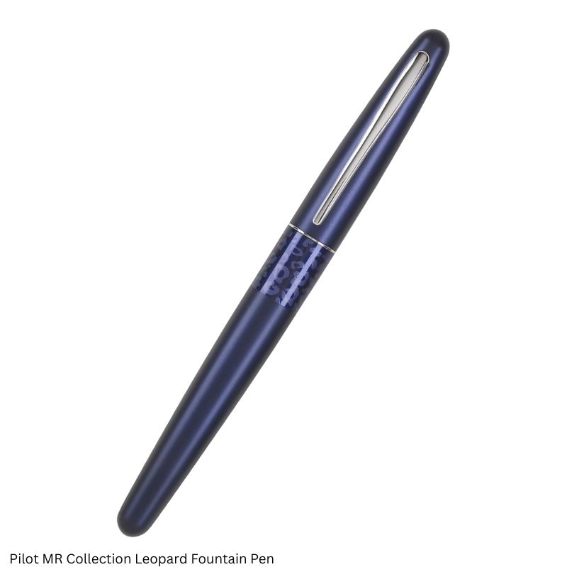 Pilot MR Animal Collection Fountain Pen Matte Plum with Leopard Accent