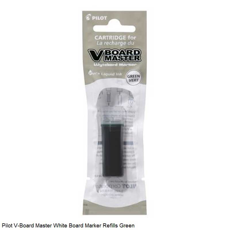 Ink Cartridge for Pilot V Board Master - White Board Marker Ink in 4 Different Colours