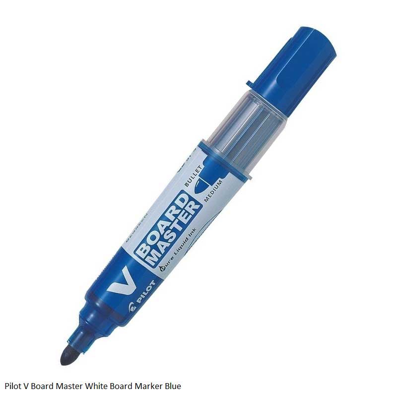 V Board Master Pilot - White Board Marker in 4 Different Colours