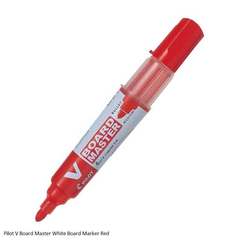 V Board Master Pilot - White Board Marker in 4 Different Colours