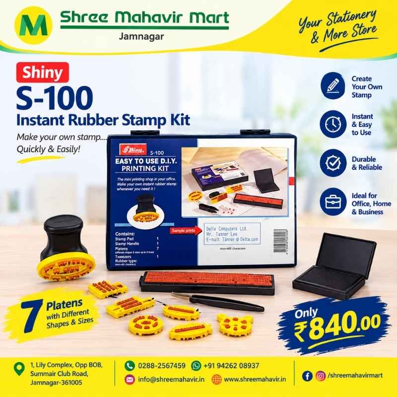 Instant Rubber Stamp Kit