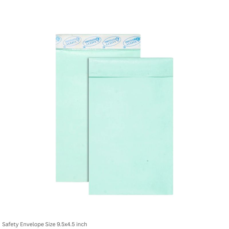 Safety Envelopes - Polynet. Available Sizes 7x5inch, 9.5x4.5inch 10x8inch, 11x5inch, 12x10inch, 15x11inch, 16x12inch and 18x14inch. 50Pcs per Pack