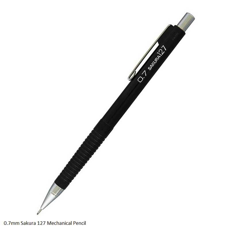 Sakura Mechanical Pencil for Precision Drafting and Writing Pencil available in 0.3mm, 0.5mm, 0.7mm and 0.9mm Lead sizes