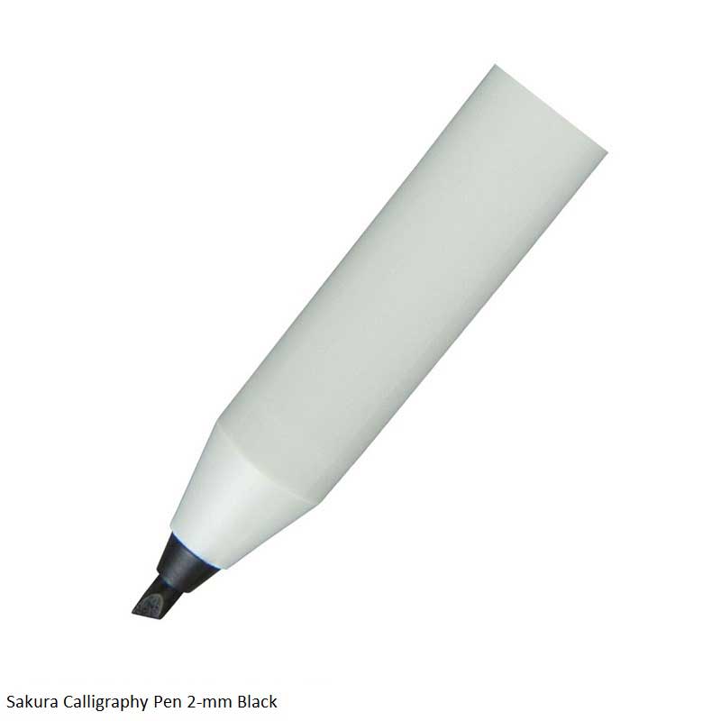 Sakura Calligraphy Pen 0.1, 0.2 and 0.3mm Ink Color Black