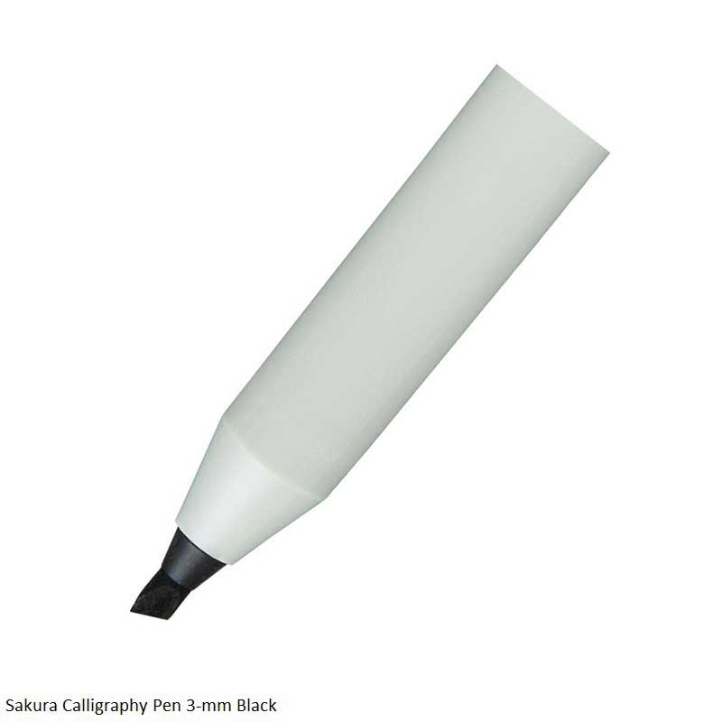 Sakura Calligraphy Pen 0.1, 0.2 and 0.3mm Ink Color Black