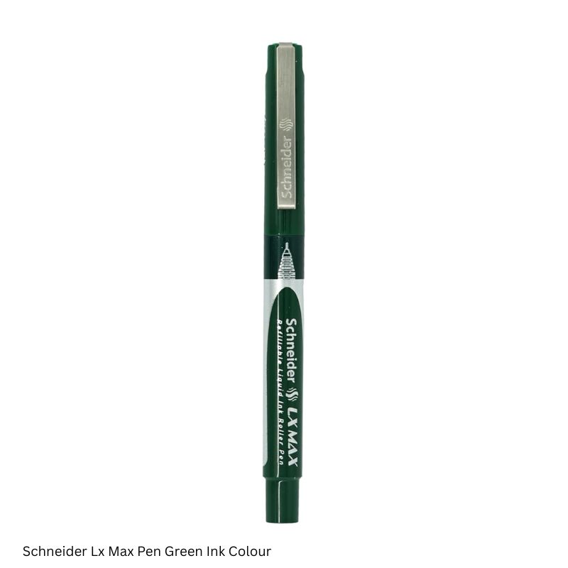 Luxor Schneider LX Max Roller Ball Pen 0.5mm Needle Tip in Black, Blue, Green and Red Ink colour