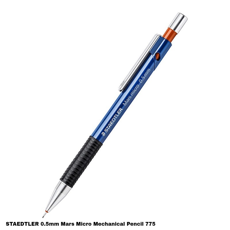 Staedtler Mars Micro 775 Mechanical Pencil 0.3mm, 0.5mm, 0.7mm and 0.9mm lead sizes
