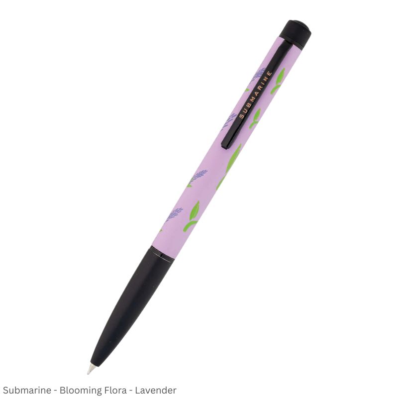 Pen Submarine 2306-BP BloomingFlora Pen. in Jasmine, Lavender and Rose Fragrance. Ink color Blue