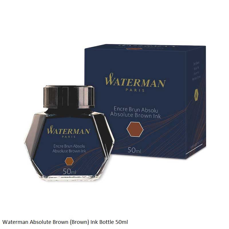 Waterman Fountain Pen Ink 50ml per bottle Assorted ink colors