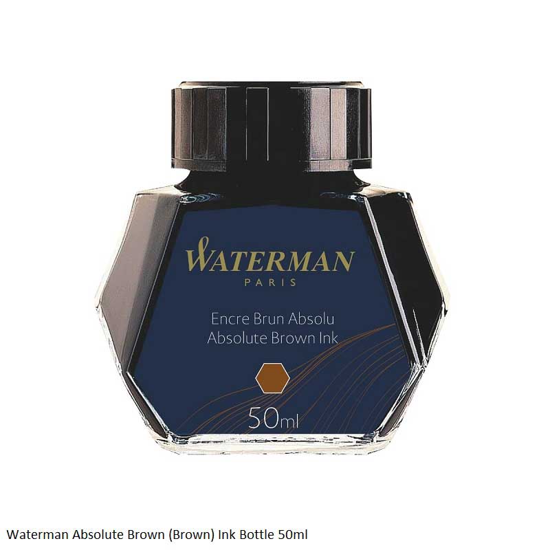 Waterman Fountain Pen Ink 50ml per bottle Assorted ink colors