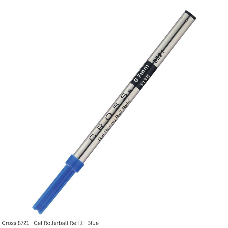 Cross Gel Rollerball Refill - 0.7mm Point - Ink Color 8523 Black and 8521 Blue