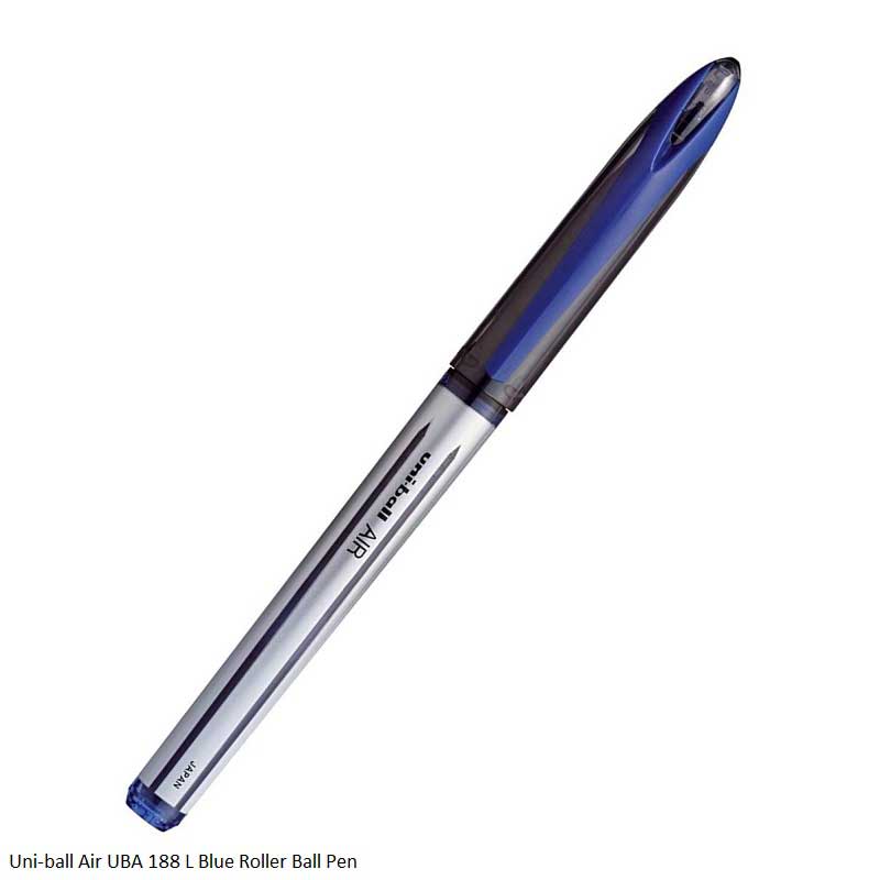 Uni-ball Air Rollerball Pen UBA-188L-Broad in Blue, Black and Red Ink