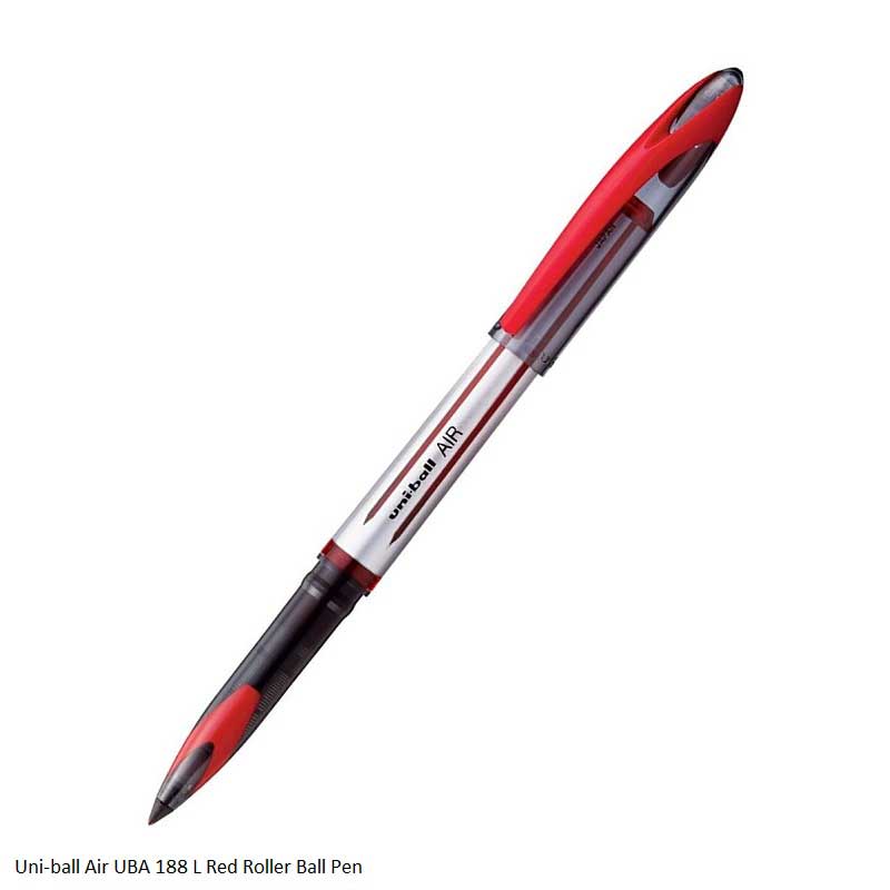 Uni-ball Air Rollerball Pen UBA-188L-Broad in Blue, Black and Red Ink