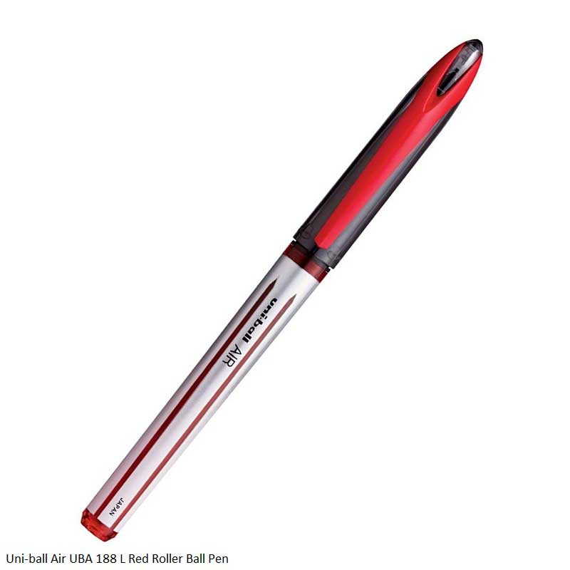 Uni-ball Air Rollerball Pen UBA-188L-Broad in Blue, Black and Red Ink
