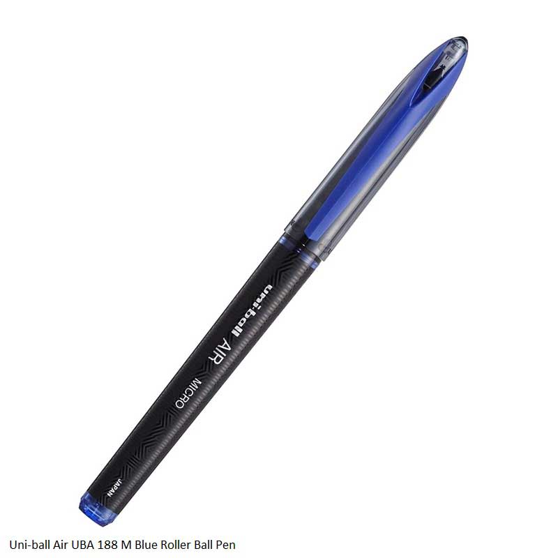 Uni-ball Air Rollerball Pen UBA-188-M Micro in Blue, Black and Red Ink
