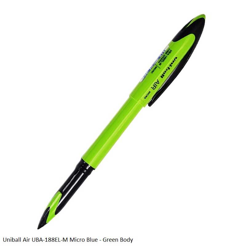 Uni-ball Air Rollerball Pen UBA-188EL-M ink Colour Blue in Assorted Body Colour
