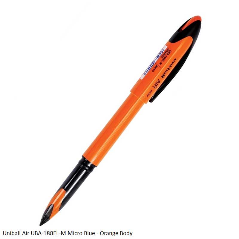 Uni-ball Air Rollerball Pen UBA-188EL-M ink Colour Blue in Assorted Body Colour