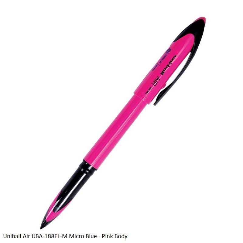 Uni-ball Air Rollerball Pen UBA-188EL-M ink Colour Blue in Assorted Body Colour